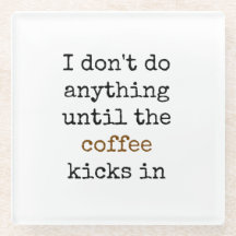 Koffieliefhebber drankencoaster