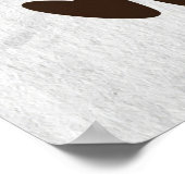 KoffieLiefhebber Dwangmatige Koffiedrinker Poster (Hoek)