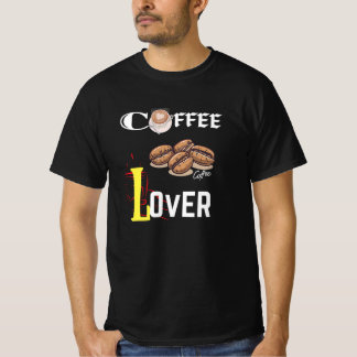 Koffieliefhebber esthetische cafeïneverslaafde t-shirt