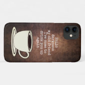  koffieliefhebber Funny Quote Hoesje-Mate iPhone Case-Mate iPhone Case (Achterkant (horizontaal))
