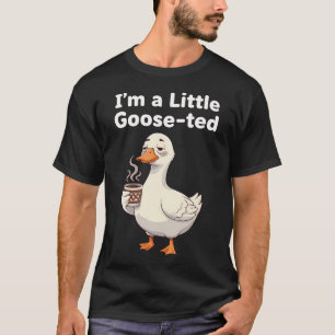 Koffieliefhebber Gans Woordspeling IK Ben Een Beet T-shirt