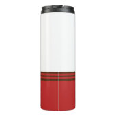 Koffieliefhebber Geschenk Aangepaste Naam Koffiebo Thermosbeker (Achterkant)