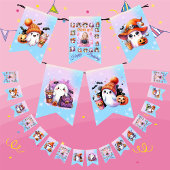 Koffieliefhebber Ghost Bunting Flags voor de verja Vlaggetjes