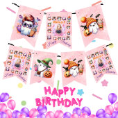 Koffieliefhebber Ghost Bunting Flags voor de verja Vlaggetjes