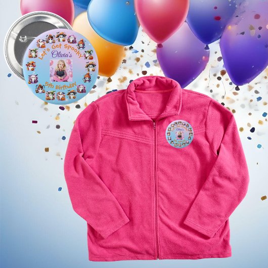 Koffieliefhebber Ghost Halloween Party Ronde Button 5,7 Cm