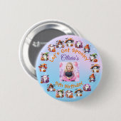 Koffieliefhebber Ghost Halloween Party Ronde Button 5,7 Cm (Voorkant /achterkant)