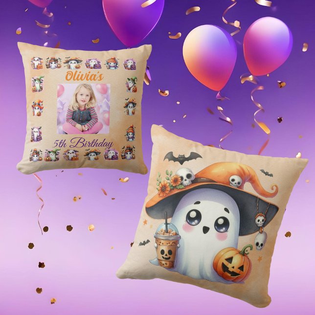 Koffieliefhebber Ghost Sierkussen Verjaardag Decor (Creator heeft geüpload)