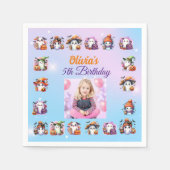 Koffieliefhebber Ghost Table servet voor kinderen  (Voorkant)