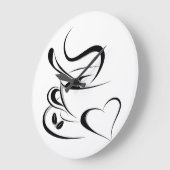 koffieliefhebber grote klok (Hoek)