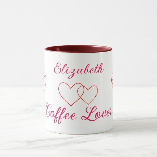 Koffieliefhebber Harten Mok (Midden)