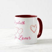 Koffieliefhebber Harten Mok (Voorkant rechts)