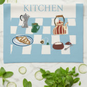 Koffieliefhebber Keukenhanddoeken (Gevouwen)