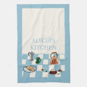 Koffieliefhebber Keukenhanddoeken (Verticaal)