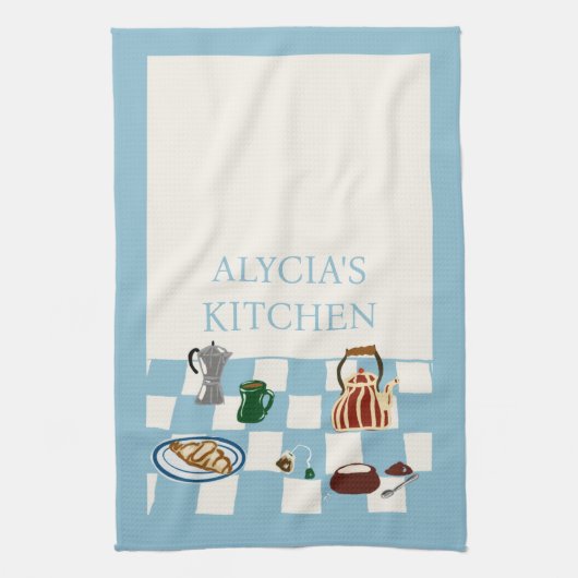 Koffieliefhebber Keukenhanddoeken (Verticaal)