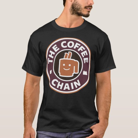 Koffieliefhebber klimt t-shirt (Voorkant)