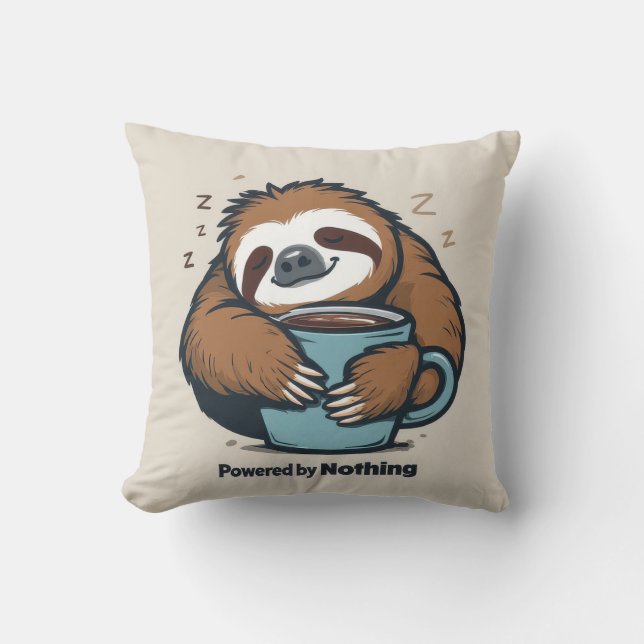 koffieliefhebber kussen (Voorkant)