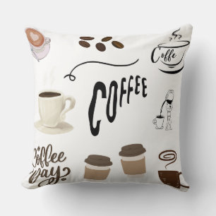 Koffieliefhebber Kussen – Gezellig Koffiekopje Des