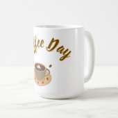 Koffieliefhebber Mok | Cute Koffiekop Ontwerp | Ca (Voorkant rechts)