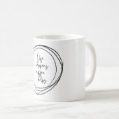 Koffieliefhebber Mok - Maar eerst, koffie (Voorkant rechts)