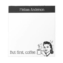 Koffieliefhebber Notitieboek Notitieblok