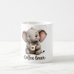 Koffieliefhebber Olifant Mok