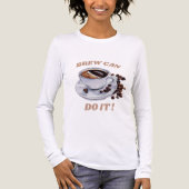 Koffieliefhebber Pun Gift Brew Tri-Blend Shirt (Voorkant volledig)