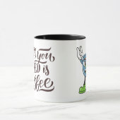 Koffieliefhebber - Quote & Cartoon Cup Design Mok (Midden)