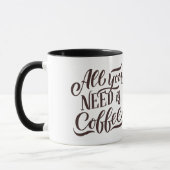 Koffieliefhebber - Quote & Cartoon Cup Design Mok (Links)