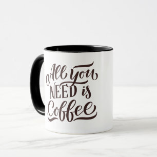 Koffieliefhebber - Quote & Cartoon Cup Design Mok