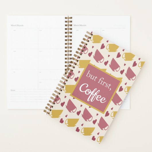 Koffieliefhebber Retro Planner (Display)