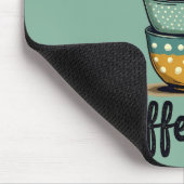  koffieliefhebber Rustic Café Esthetische Kunst Muismat (Hoek)