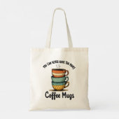  koffieliefhebber Rustic Café Esthetische Kunst Tote Bag (Achterkant)