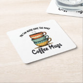 koffieliefhebber rustiek café esthetisch kartonnen onderzetters (Schuin)