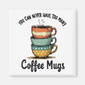 koffieliefhebber rustiek café esthetisch magneet (Voorkant)