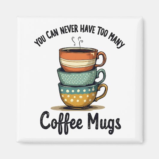 koffieliefhebber rustiek café esthetisch magneet (Voorkant)