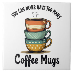  koffieliefhebber rustiek café esthetisch tegeltje