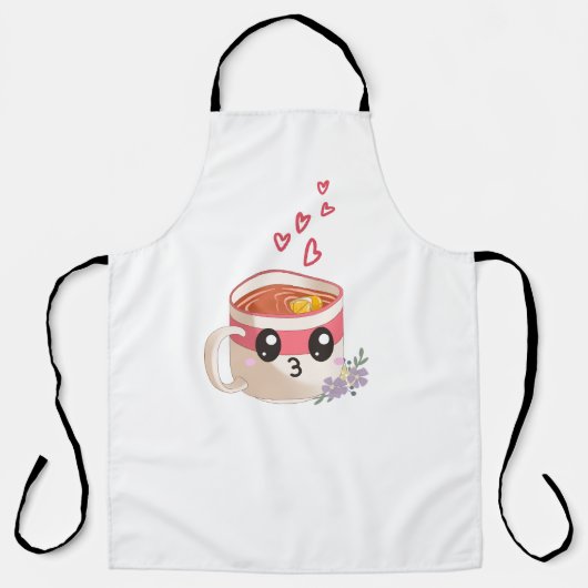 Koffieliefhebber Schort (Voorkant)