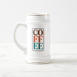 Koffieliefhebber Stein Koffiecadeau voor Fans Bierpul