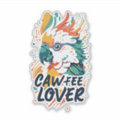Koffieliefhebber Sticker (Voorkant)