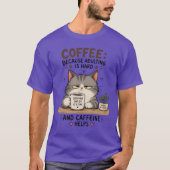 Koffieliefhebber T-shirt (Voorkant)