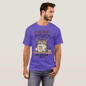 Koffieliefhebber T-shirt (Voorkant volledig)
