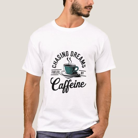 Koffieliefhebber T Shirt (Voorkant)
