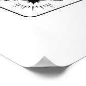 Koffieliefhebber Tarot Kaart Zodiac Astrologie Yog Poster (Hoek)