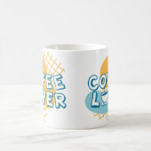 Koffieliefhebber typografie magische mok (Center)