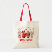 Koffieliefhebber Valentijnsdag Tote Bag (Voorkant)