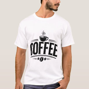 Koffieliefhebber Vintage Koffie T-Shirt – Grappige