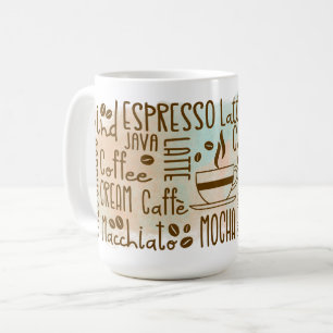Koffieliefhebber Woordkunst Koffiemok