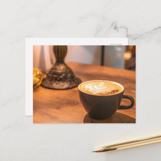 Koffieliefhebbers Briefkaart (Voorkant / Achterkant in situ)