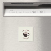 Koffieliefhebbers elke dag magneet (Insitu (Vaatwasser))