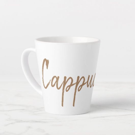 Koffieliefhebbers espresso latte mok (Linkerhoek)